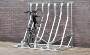 Bicicletero de soporte diagonal